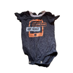 3/$20 Grey I love mommy and daddy 12-18 month koala baby short sleeve romper